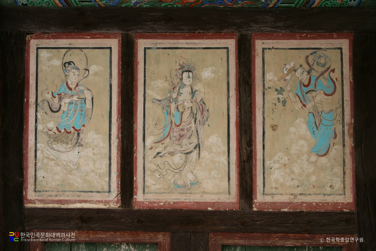 김제 금산사 미륵전 벽화