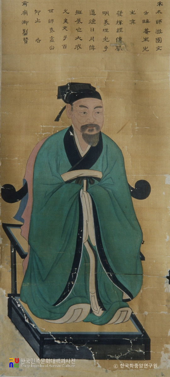 강릉 회암영당 주희 영정