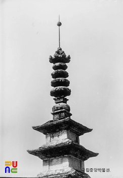 남원 실상사 동ㆍ서 삼층석탑 중 서삼층석탑 상륜부