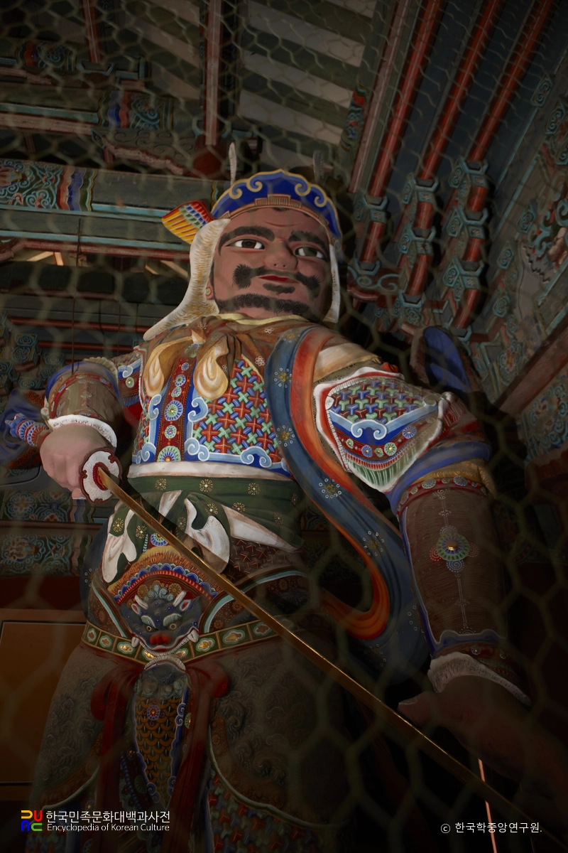 보은 법주사 사천왕문 증장천왕