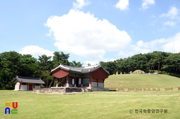 구리 동구릉 중 조선 문종과 현덕왕후 현릉 전경