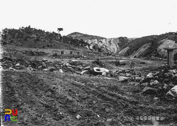 부여 경룡사지 전경