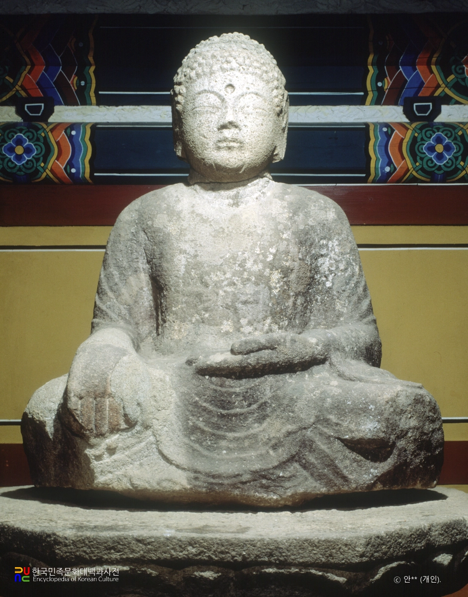 울주 간월사지 석조여래좌상