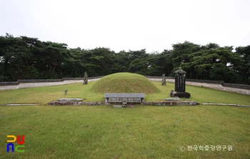 계룡 김국광 묘 전경