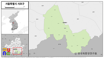 서울특별시 서초구 법정구역도