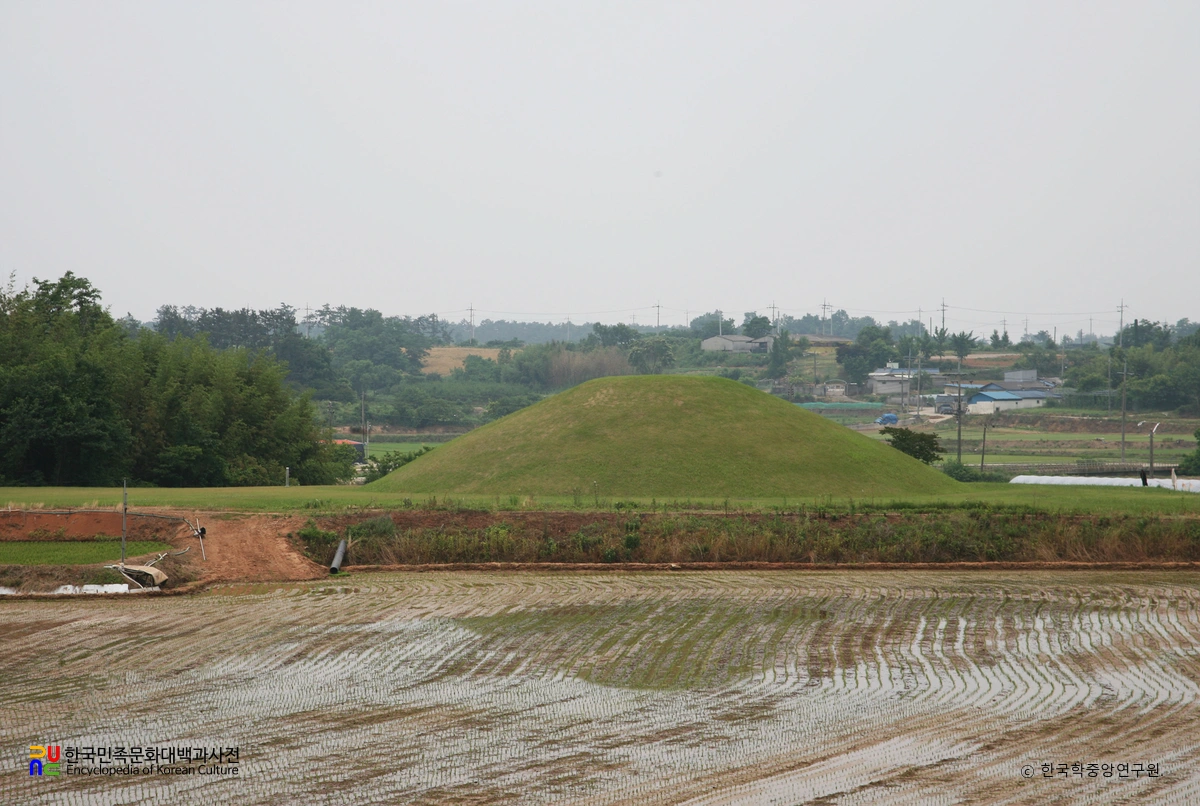 나주 반남 고분군 전경