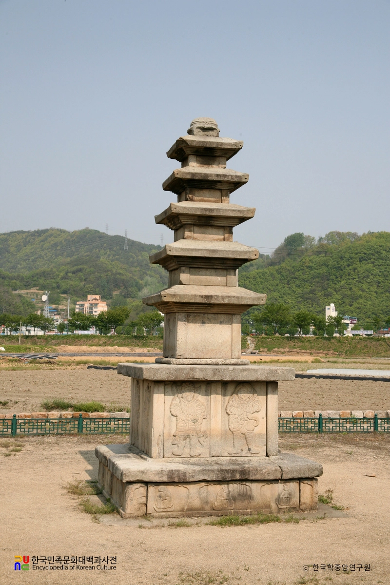 예천 개심사지 오층석탑