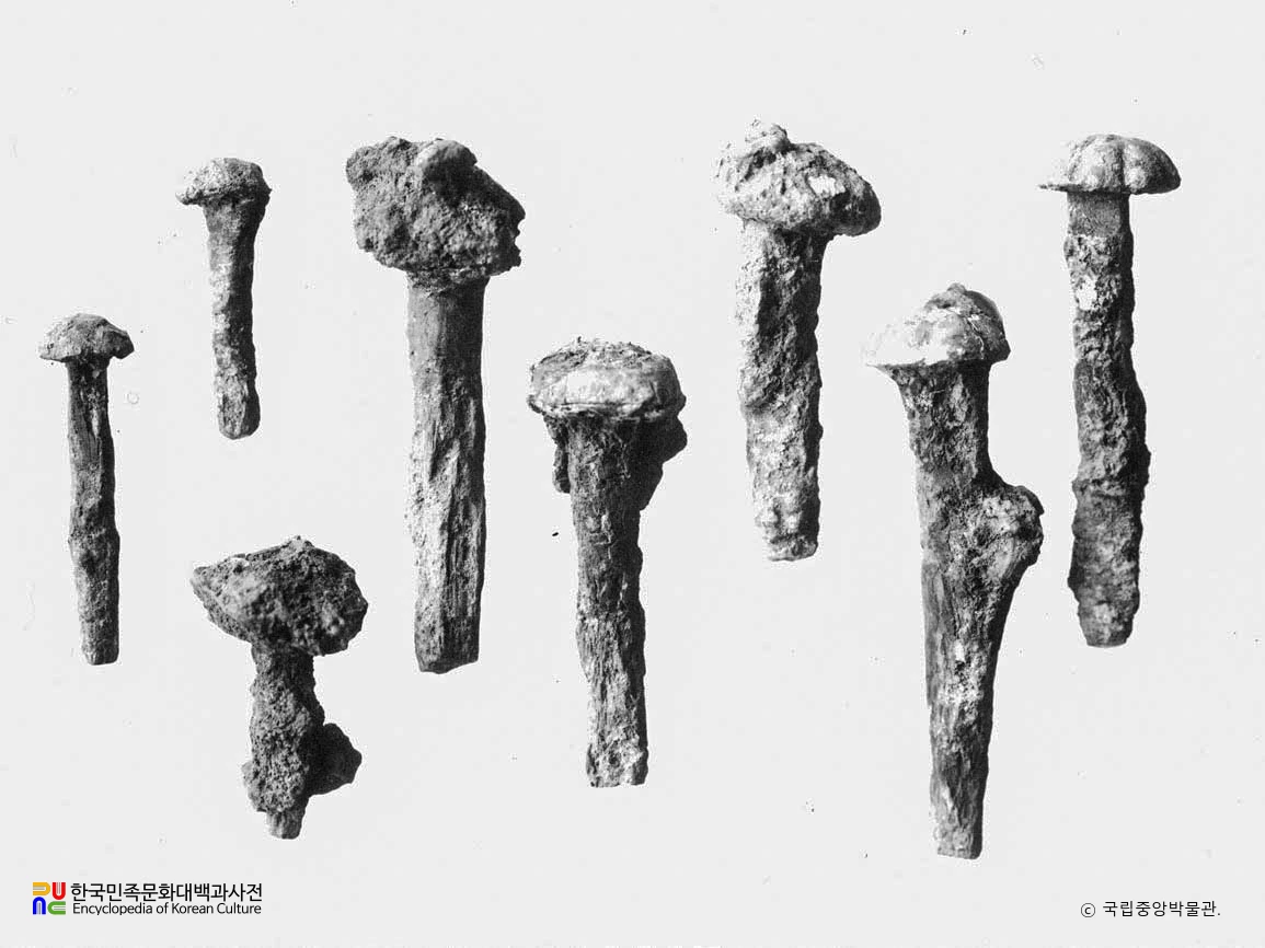 충남 공주 외약리 고분 철정