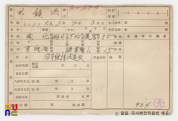 일제 주요감시대상 인물카드 박진홍(朴鎭洪)_01_후면