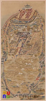마크 슬롯 병풍 제4폭