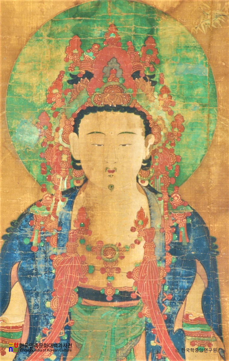 의겸 등 필 수월관음도