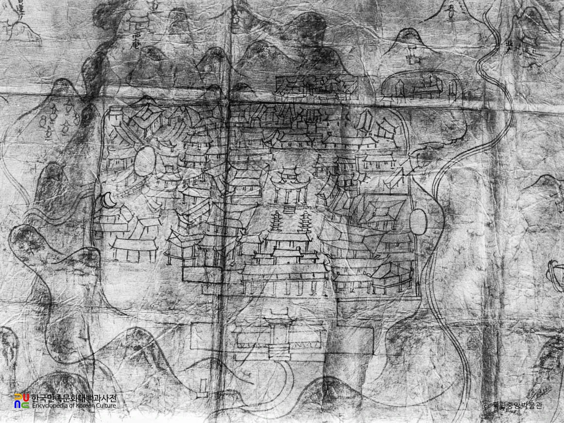 전남 순천 선암사 대각국사중창조도 세부