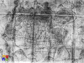 전남 순천 선암사 대각국사중창조도 세부