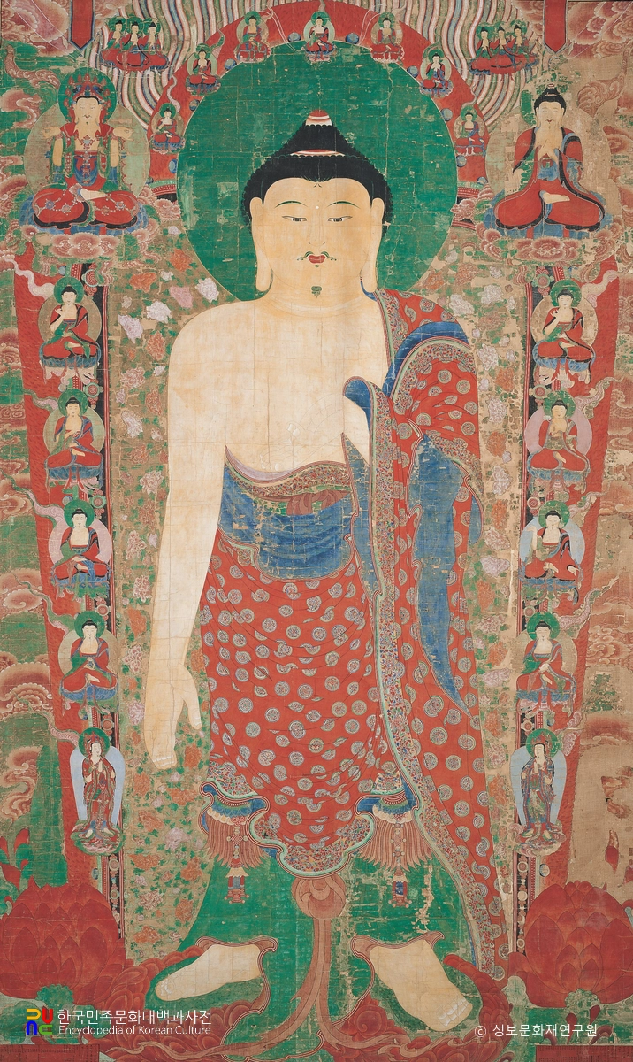 개심사 영산회 괘불탱