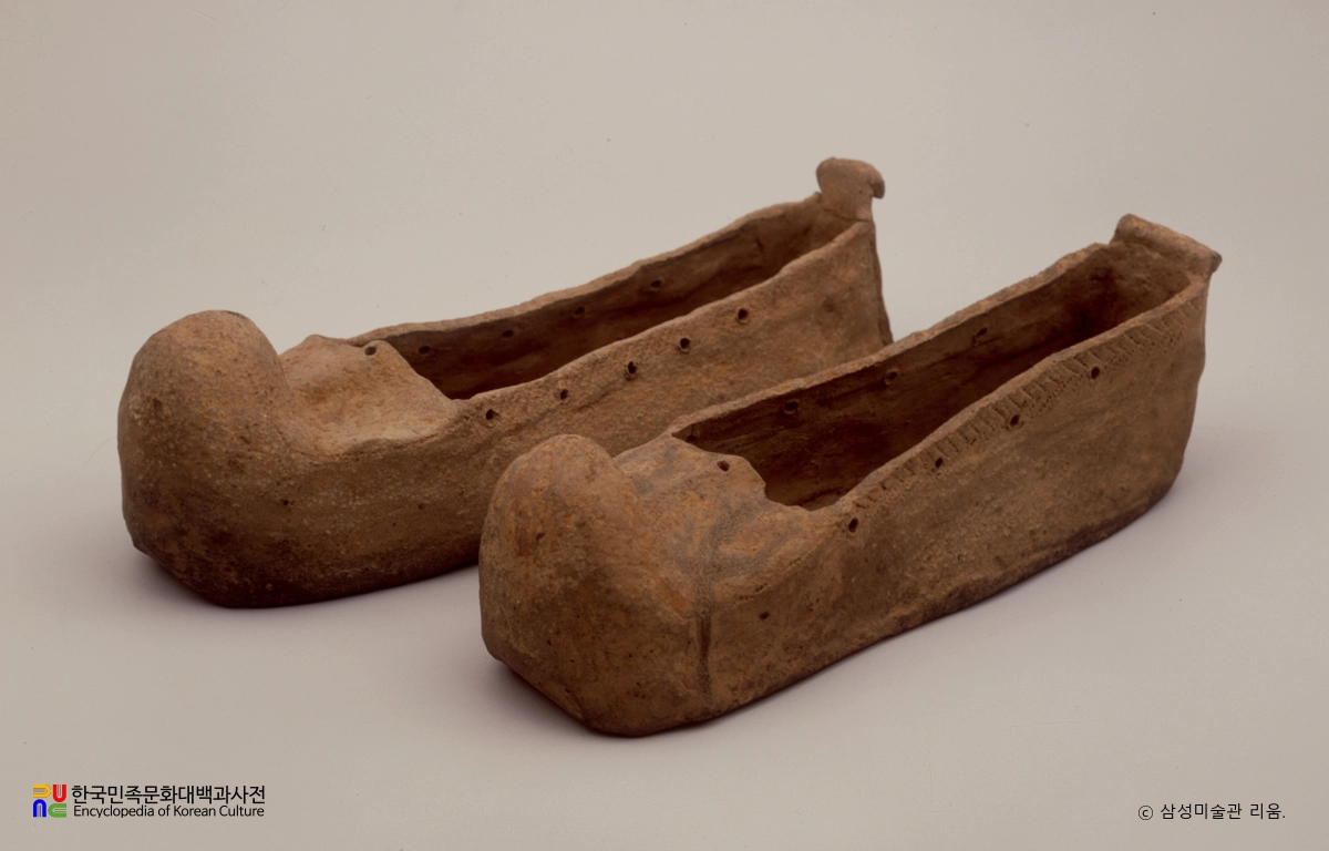 도기 신발모양 명기