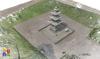 서천 성북리 오층석탑 전경(3D)