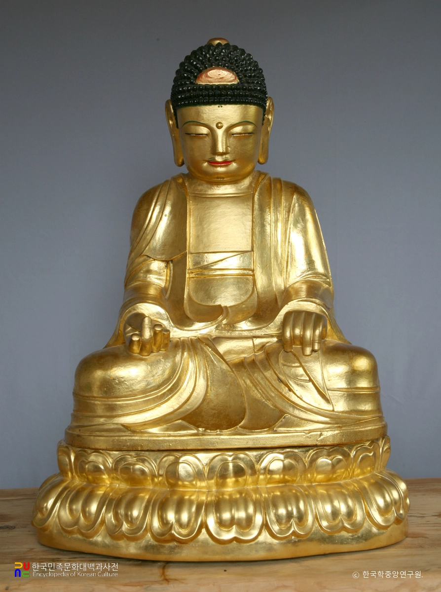 서귀포 정방사 석조 여래 좌상 및 복장유물 일괄