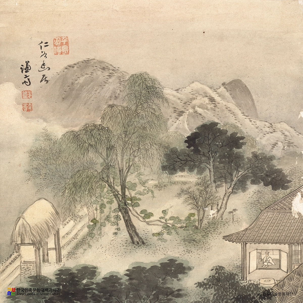 인곡유거도(정선 작)