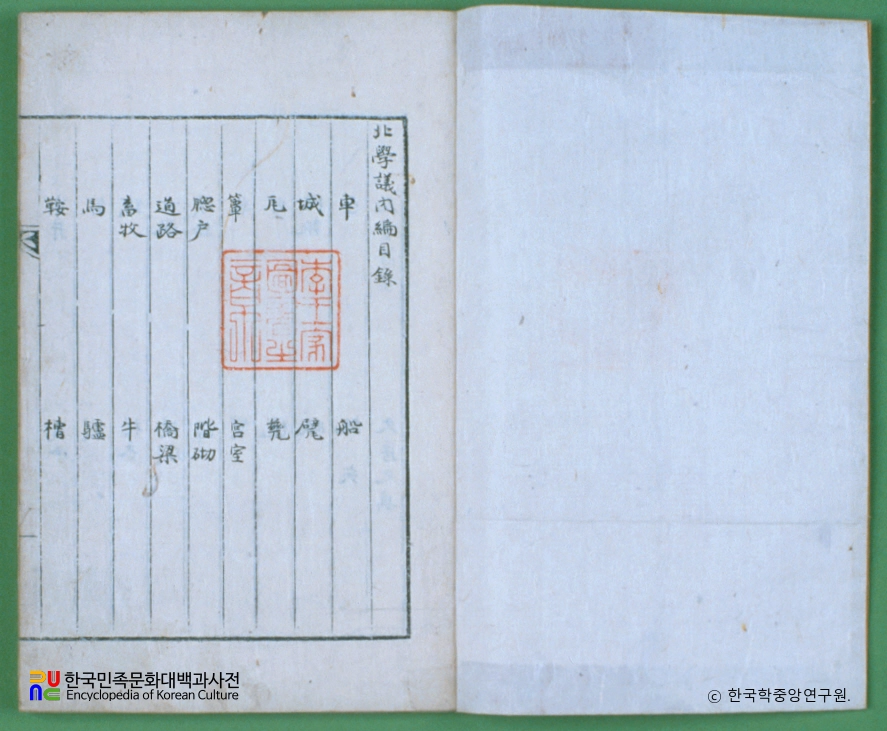 북학의내편 / 박제가