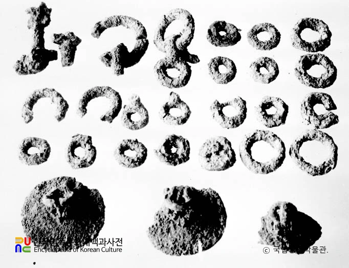경북 경주 호우총 출토 각종 마구
