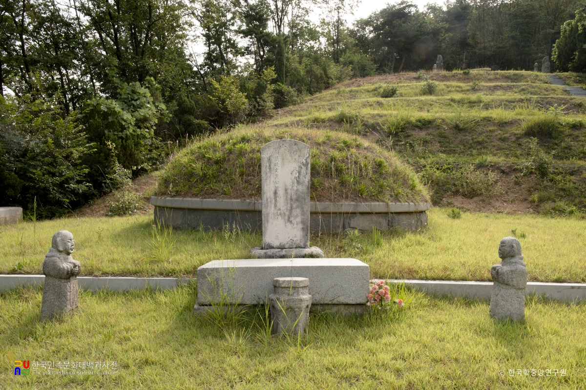 양평 한음 이덕형선생 묘 정면