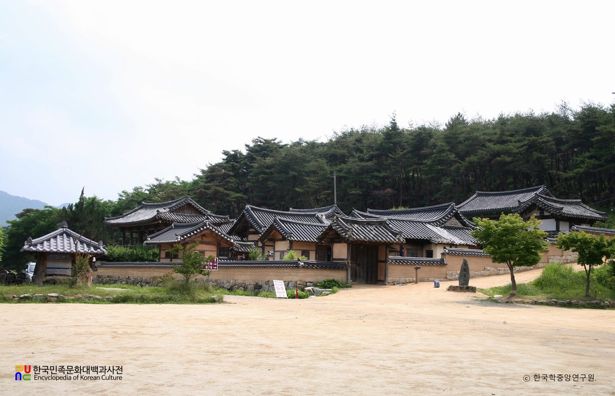 안동 화천서원 전경