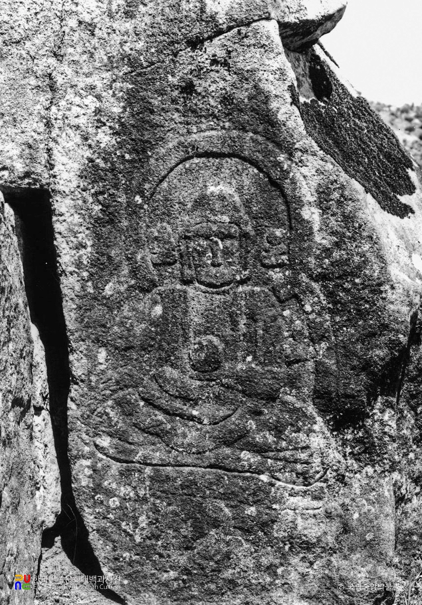 경주 남산 윤을곡 마애불좌상