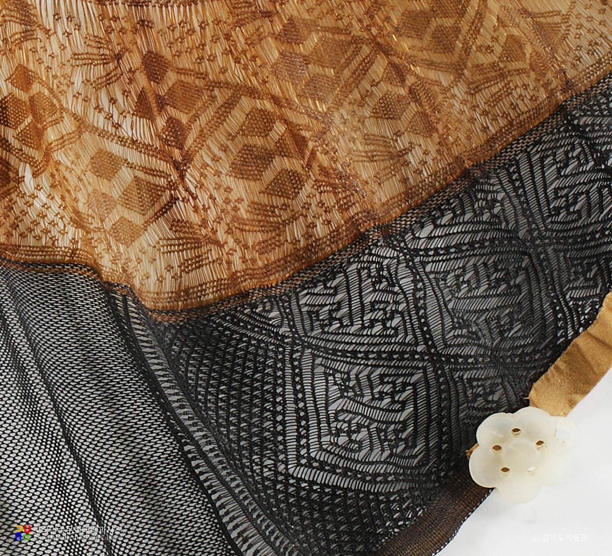 능창대군 망건 부분