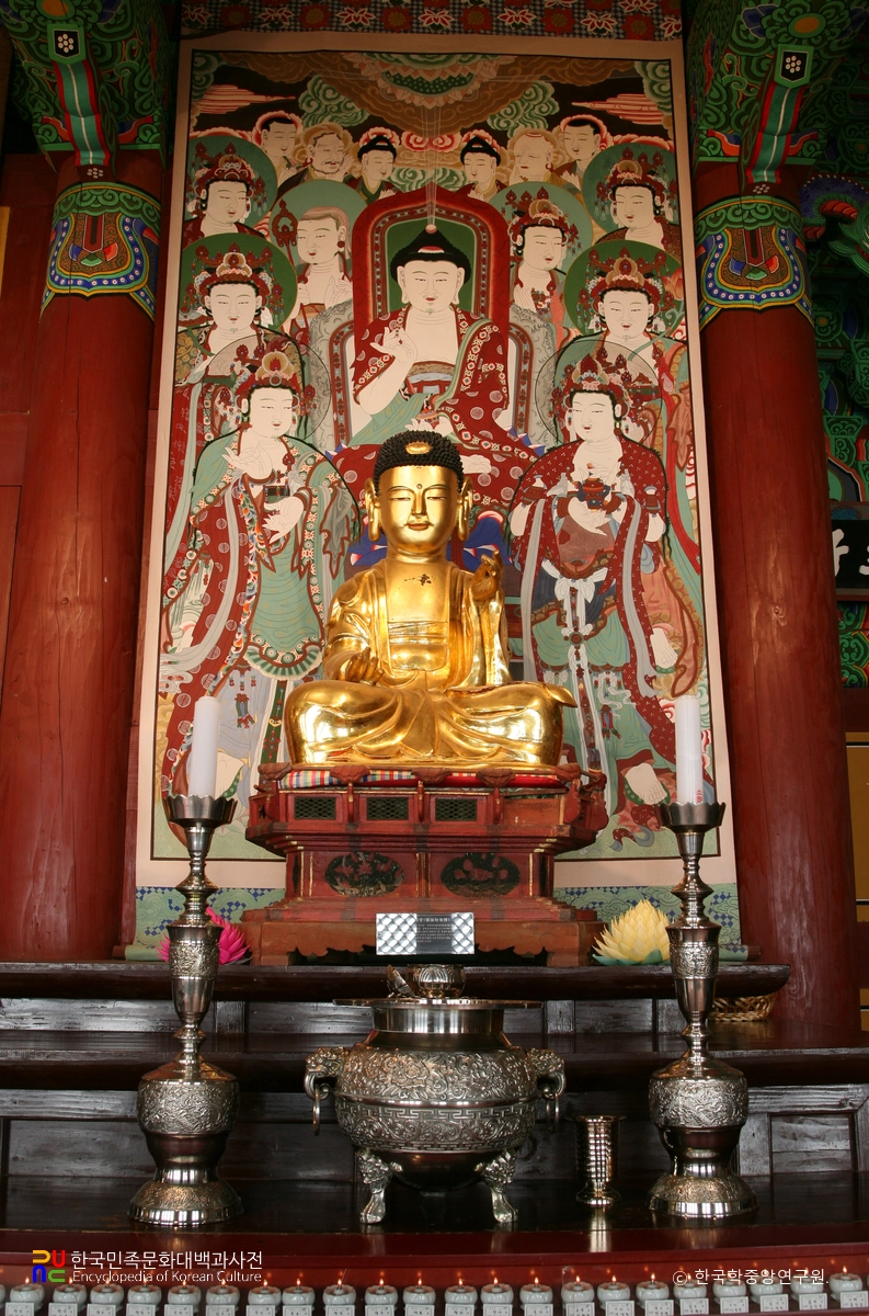 천안 광덕사 삼세불도