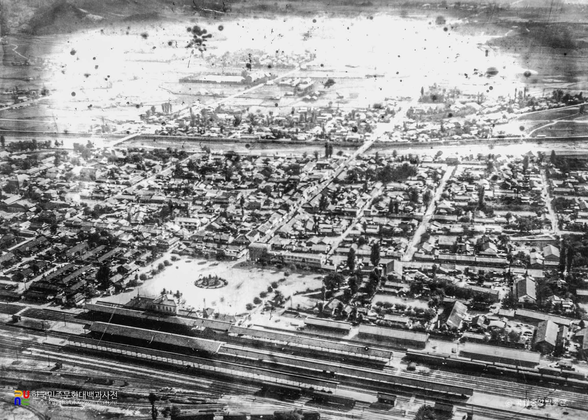 항공사진 대전시 전경