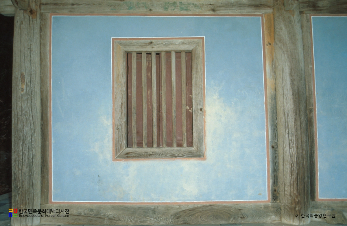 영주 부석사 조사당 창호 정면