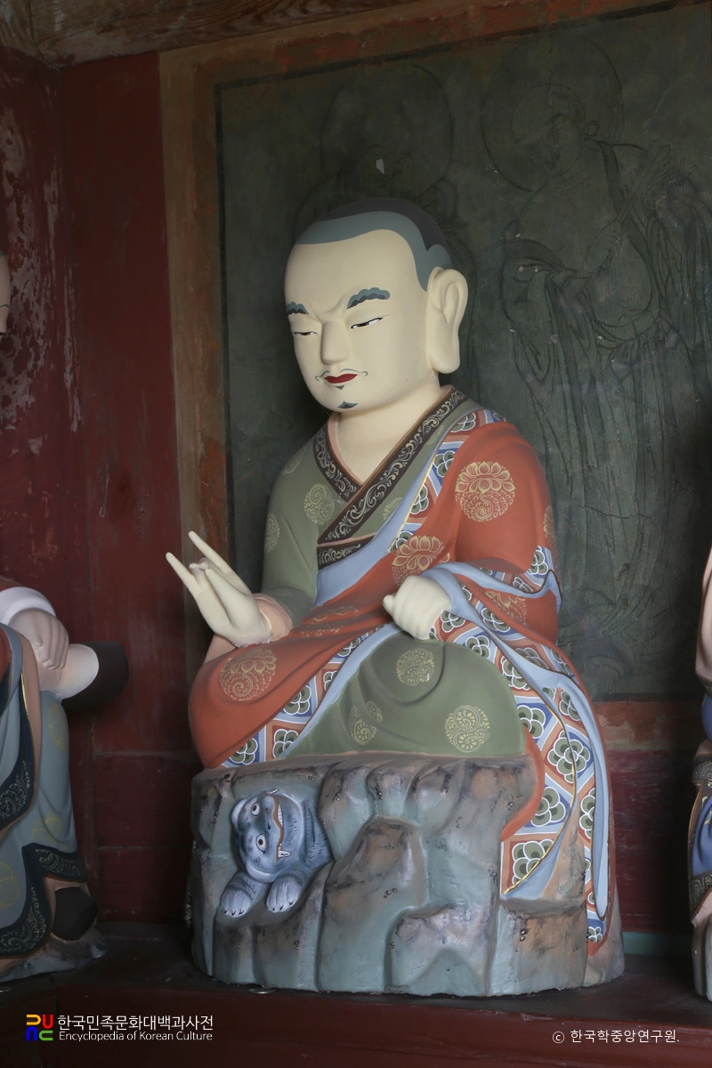 해남 미황사 십육나한상