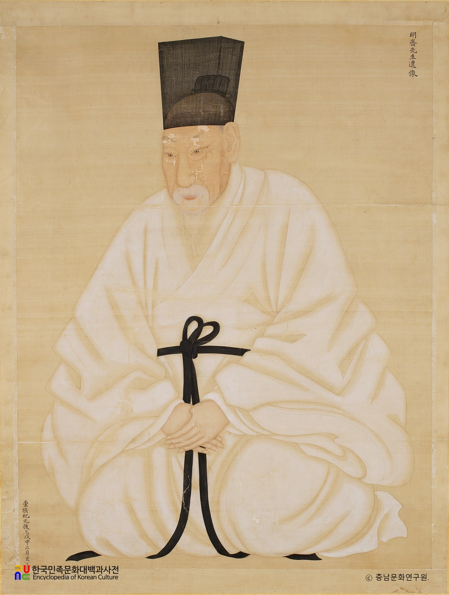 윤증 초상 일괄