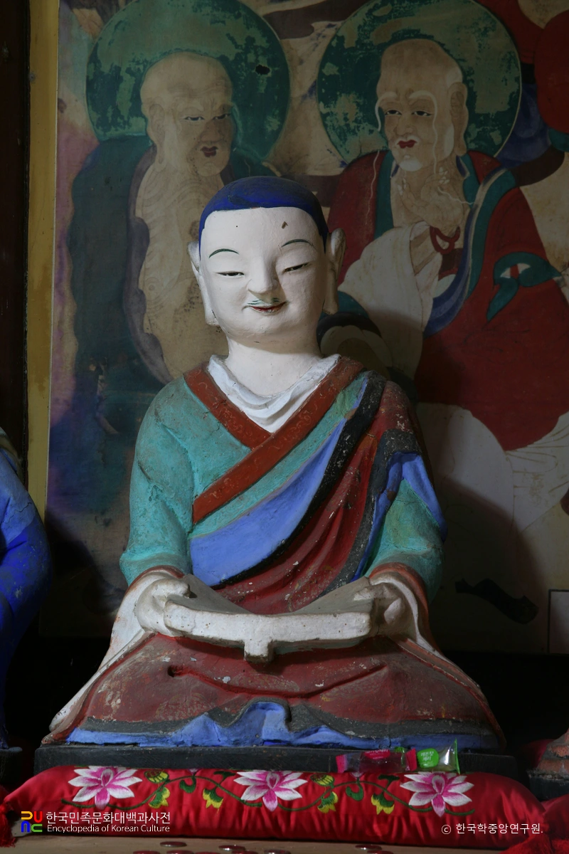 나주 다보사 영산전 소조십육나한좌상