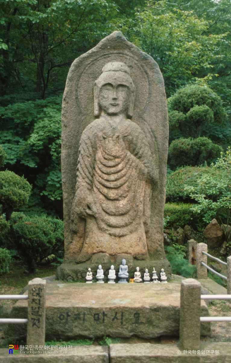 남양주 내원암 석불입상 정면