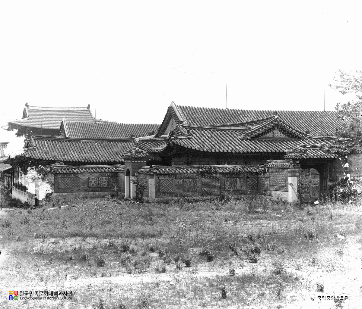 서울 경복궁 교태전 북측 전경