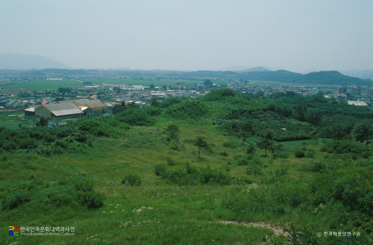 대구 불로동 고분군 전경