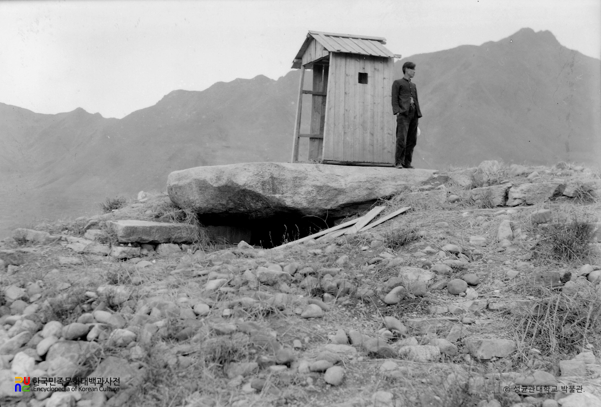 집안 태왕릉 상부 묘실 상석