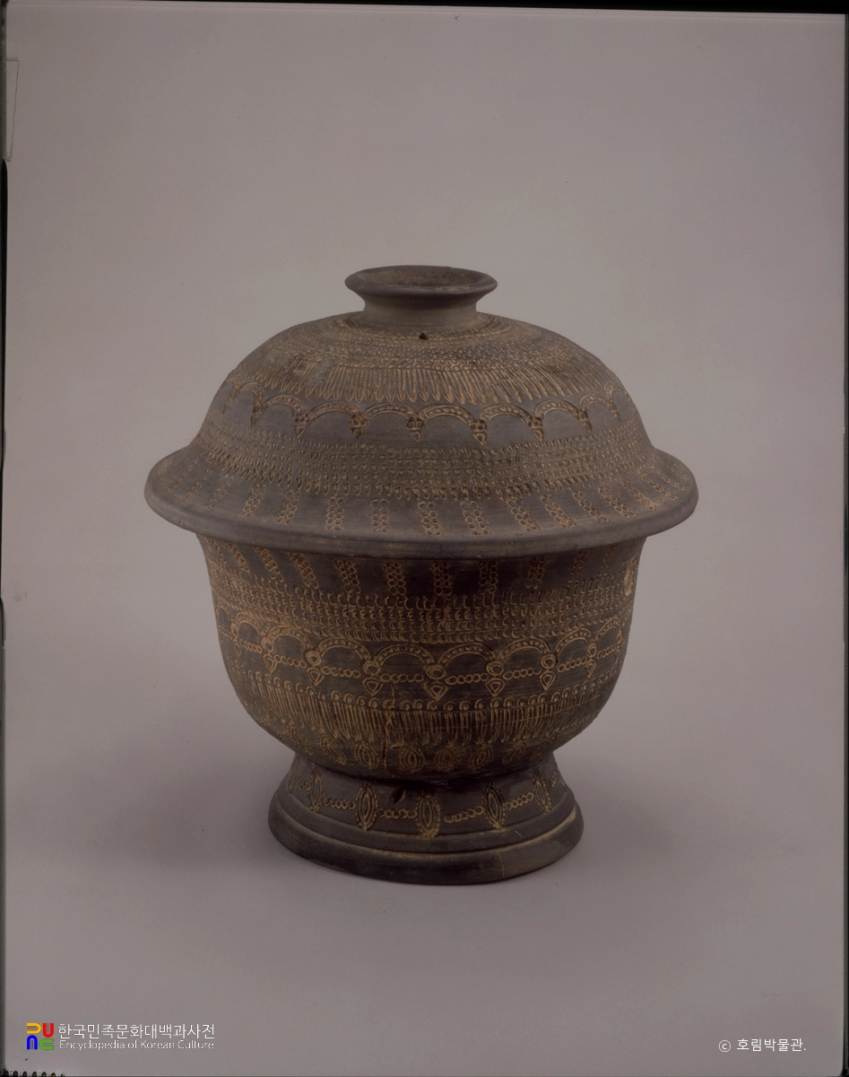 인화문 유개합(골호)