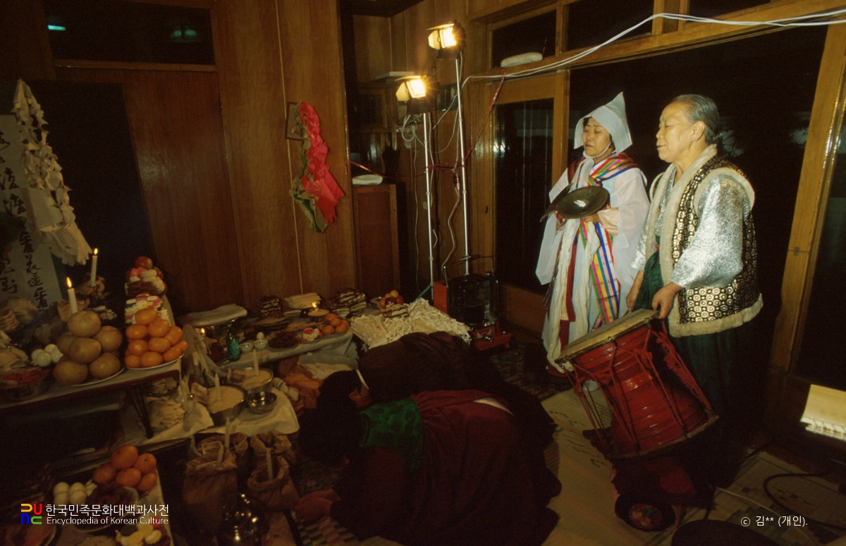 망묵굿 / 왕당천수