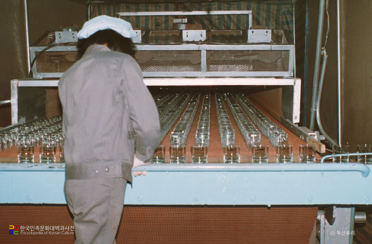 유리 제품 생산공정