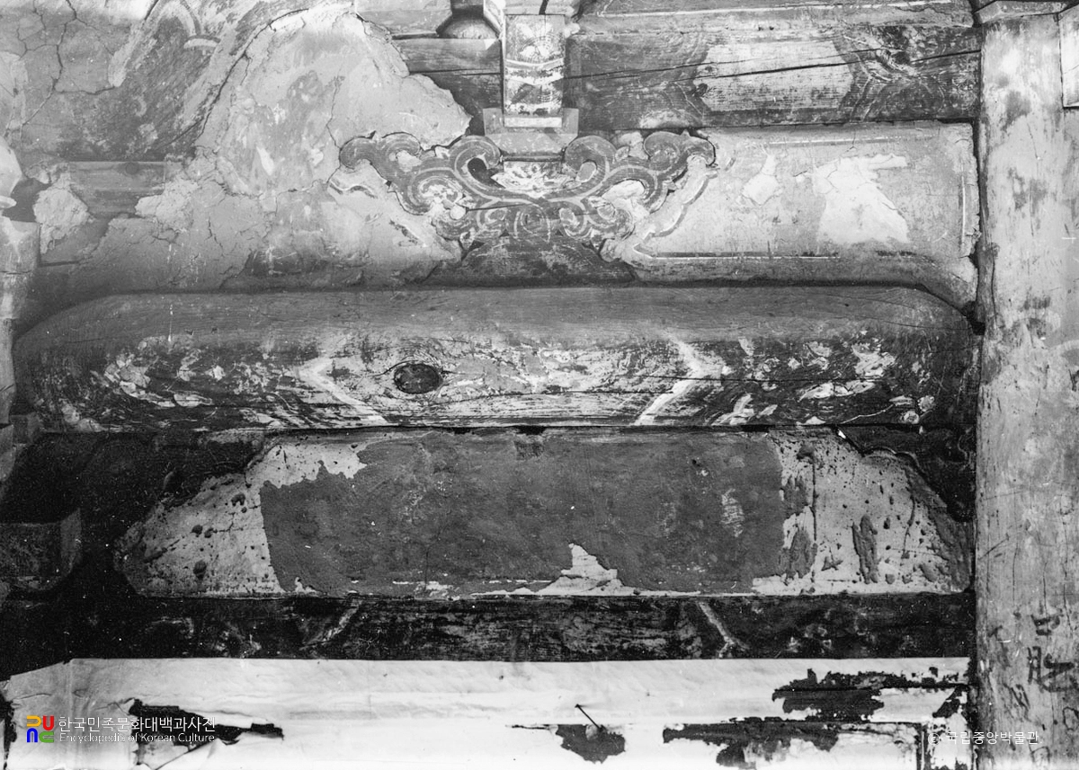 예산 수덕사 대웅전 포벽화