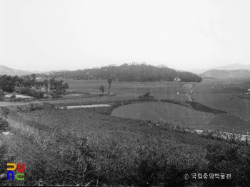 부여 청산성 전경