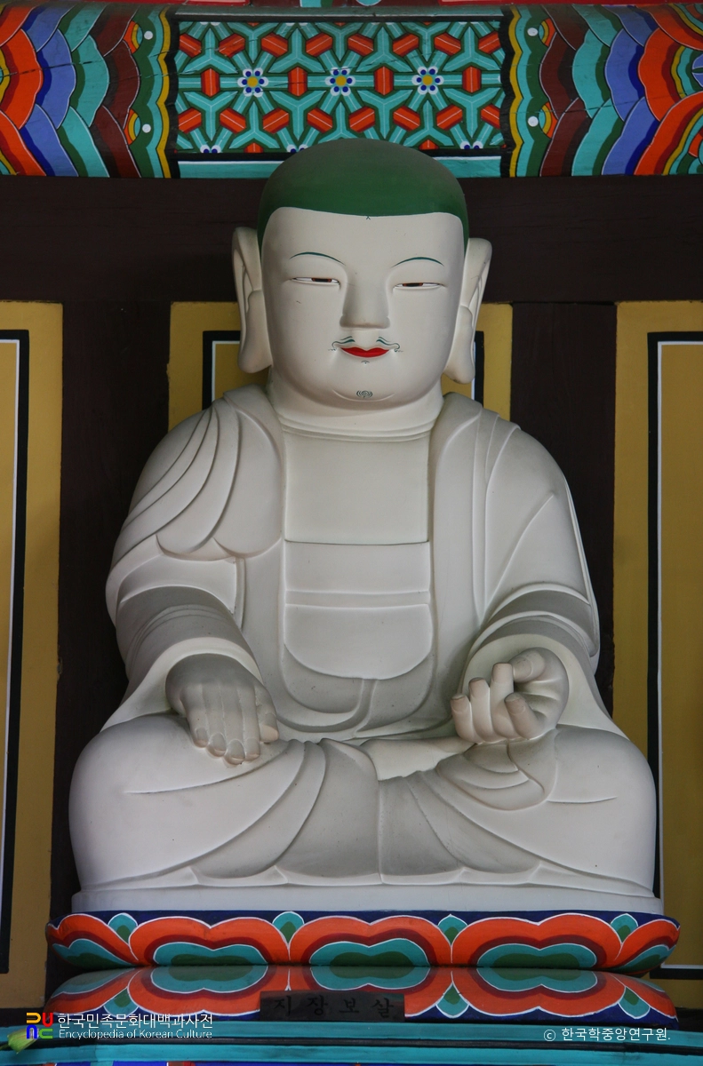 칠곡 송림사 명부전 석조지장보살