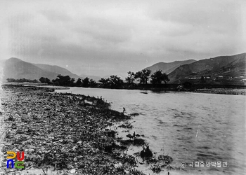 경주 감은사지 일대 서쪽 전경