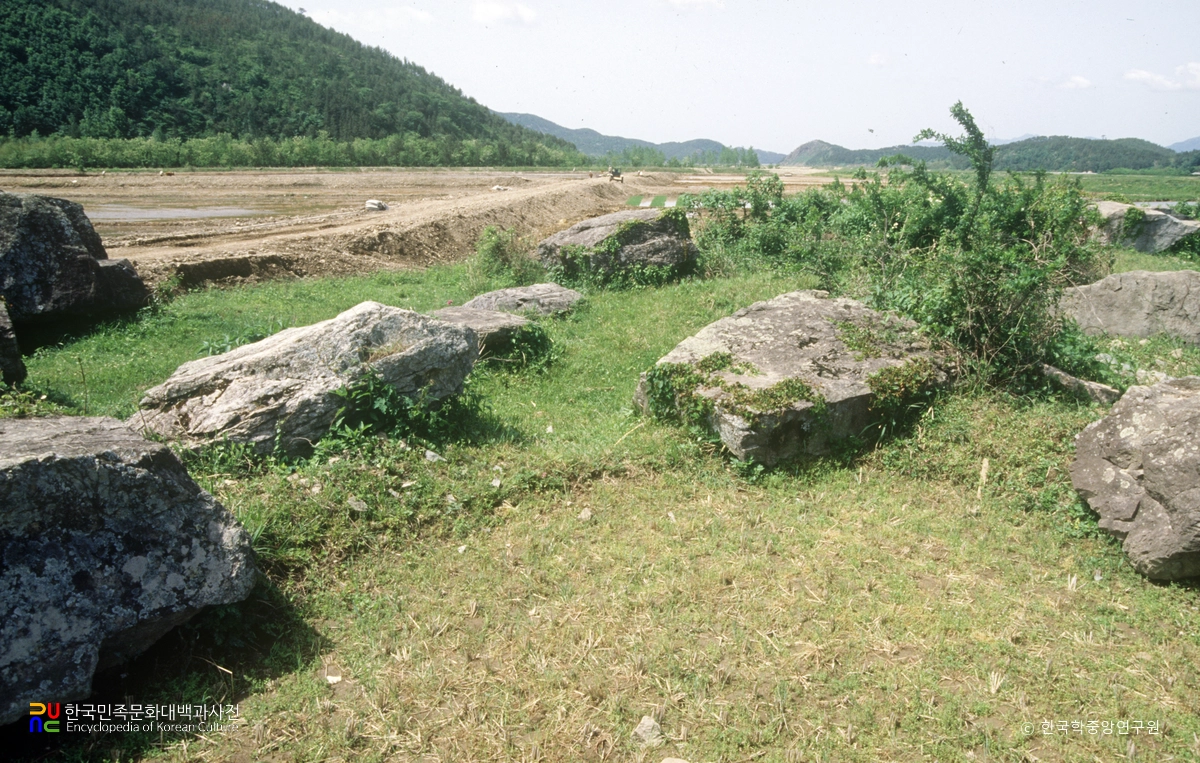 강진 송정리 지석묘군 전경