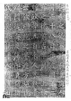 양평 보리사지 대경대사탑비 탁본