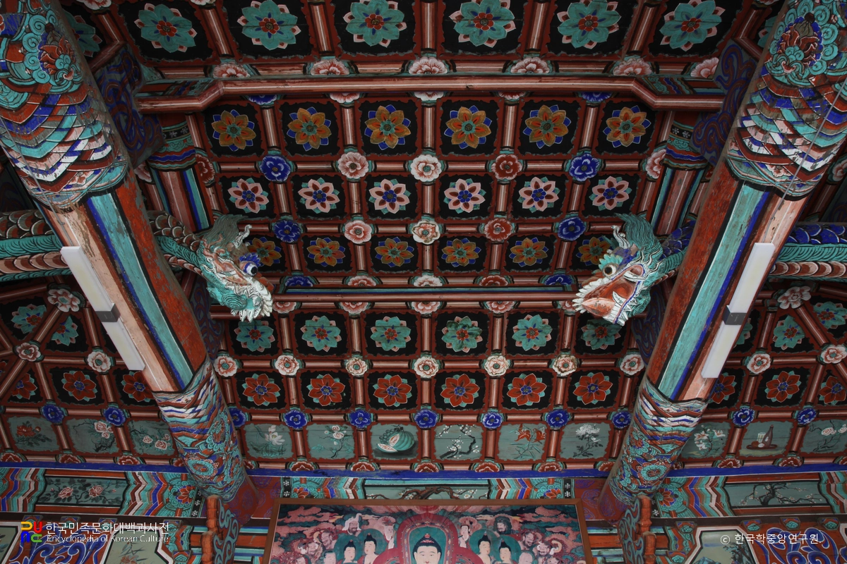 밀양 표충사 팔상전 상부가구