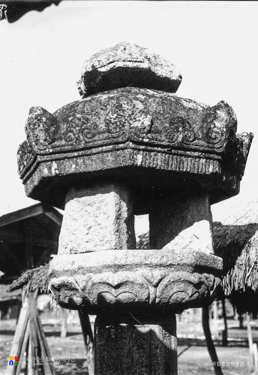 나주 서성문 안 석등 상부