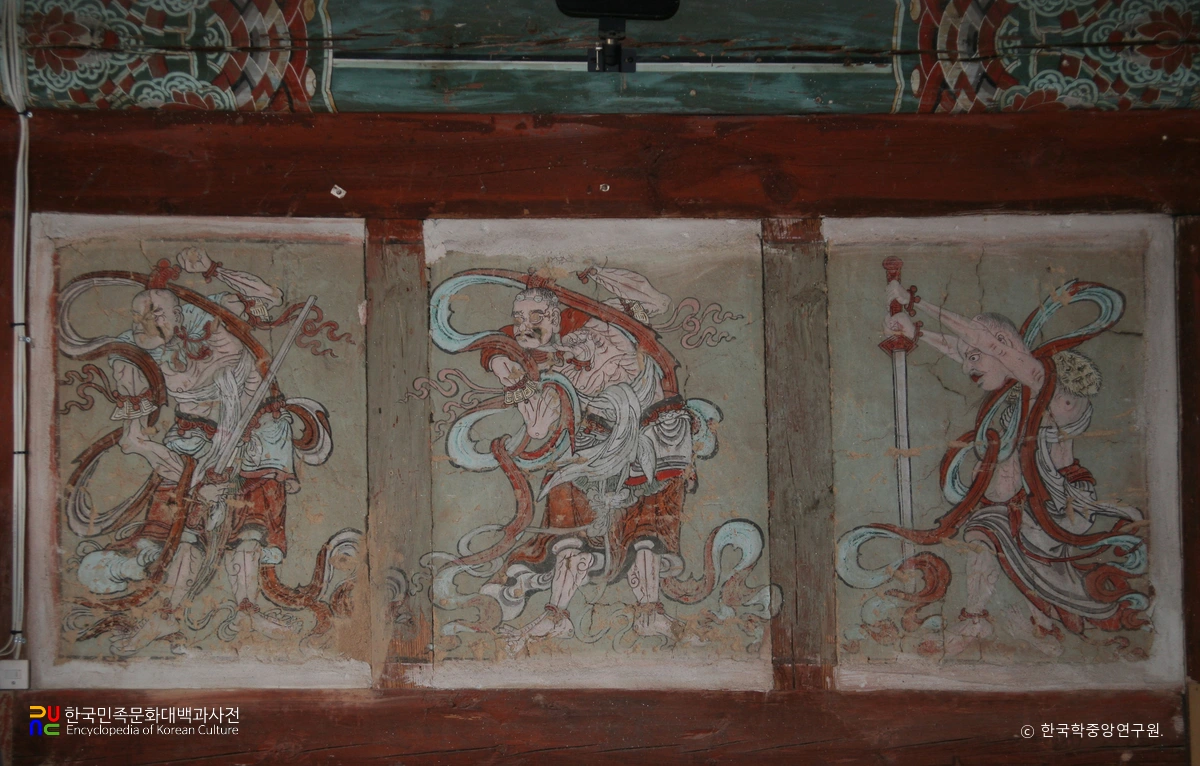 제천 신륵사 극락전 벽화